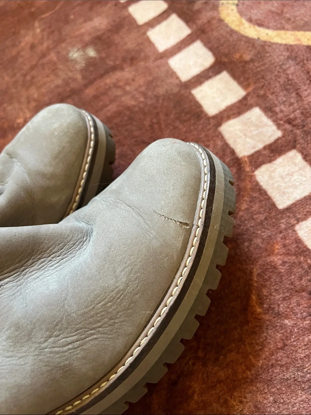Timberland Taupe Chelsea Lug Sole Boots
